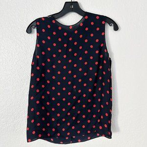 Theory Continuous Silk Polka-Dot Shell